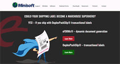 Desktop Screenshot of minisoft.com